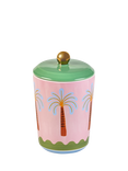 Eleanor Bowmer Electric Coast Palm Stoneware Storage Jar, 800ml Multi