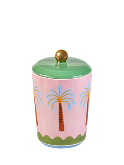 Eleanor Bowmer Electric Coast Palm Stoneware Storage Jar, 800ml Multi, Multi