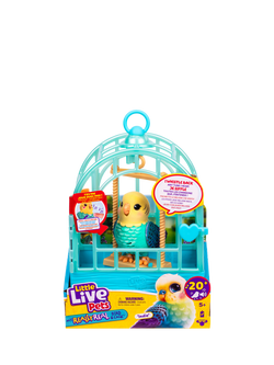 Little Live Pets My Really Real Bird & Cage Indie the Budgie - view 2, Multi