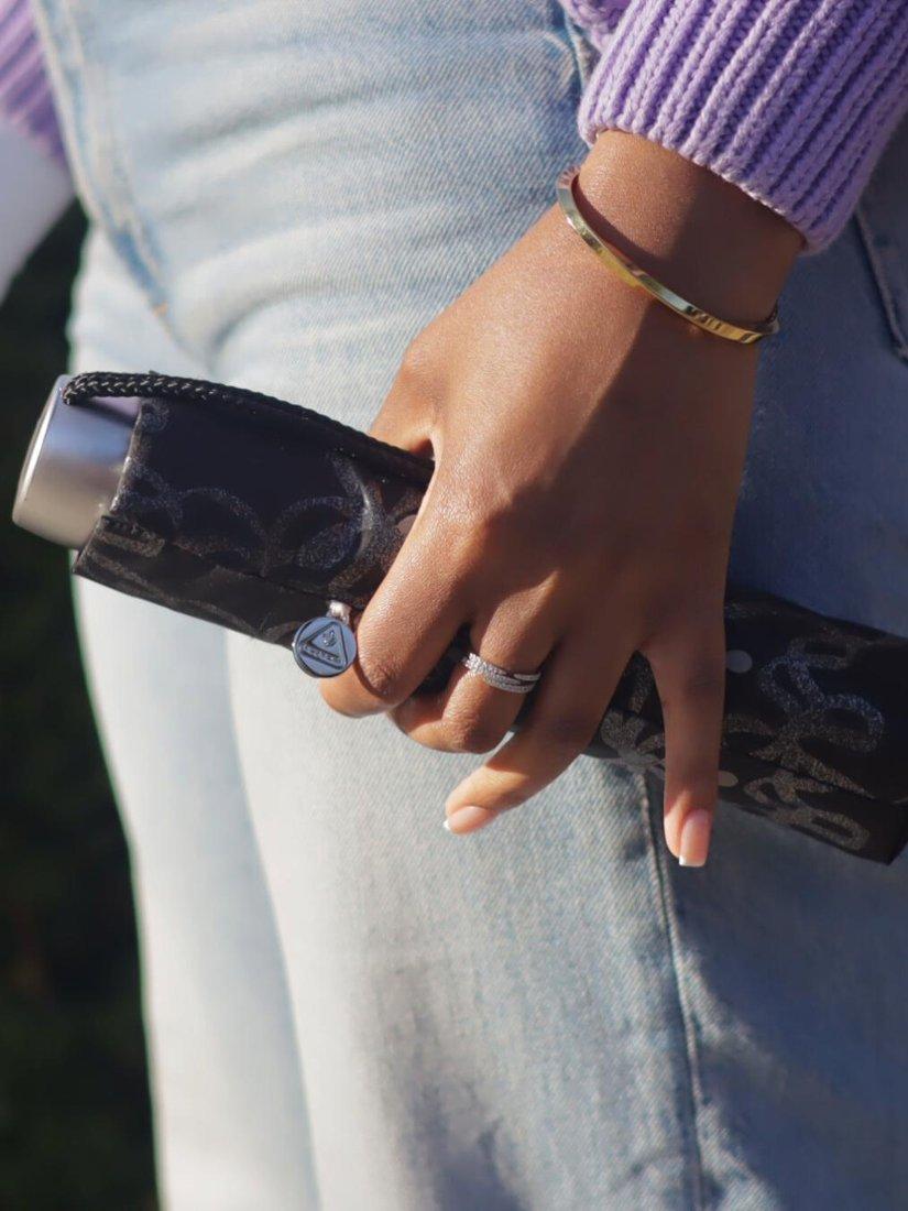 Product image 7 of 7, which shows Fulton L354 Minilite 2 Umbrella, Glitter Bow