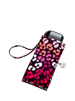 Fulton Tiny 2 Funky Leopard Umbrella, Pink/Multi - view 2, Pink/Multi