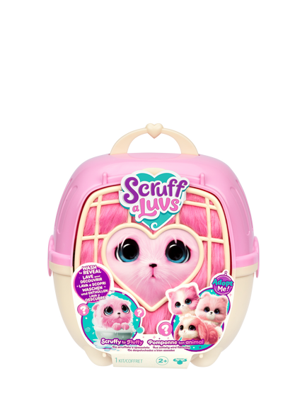 Scruff-a-Luvs Adopt a Pet with Carrier, Pink - view 2, Multi