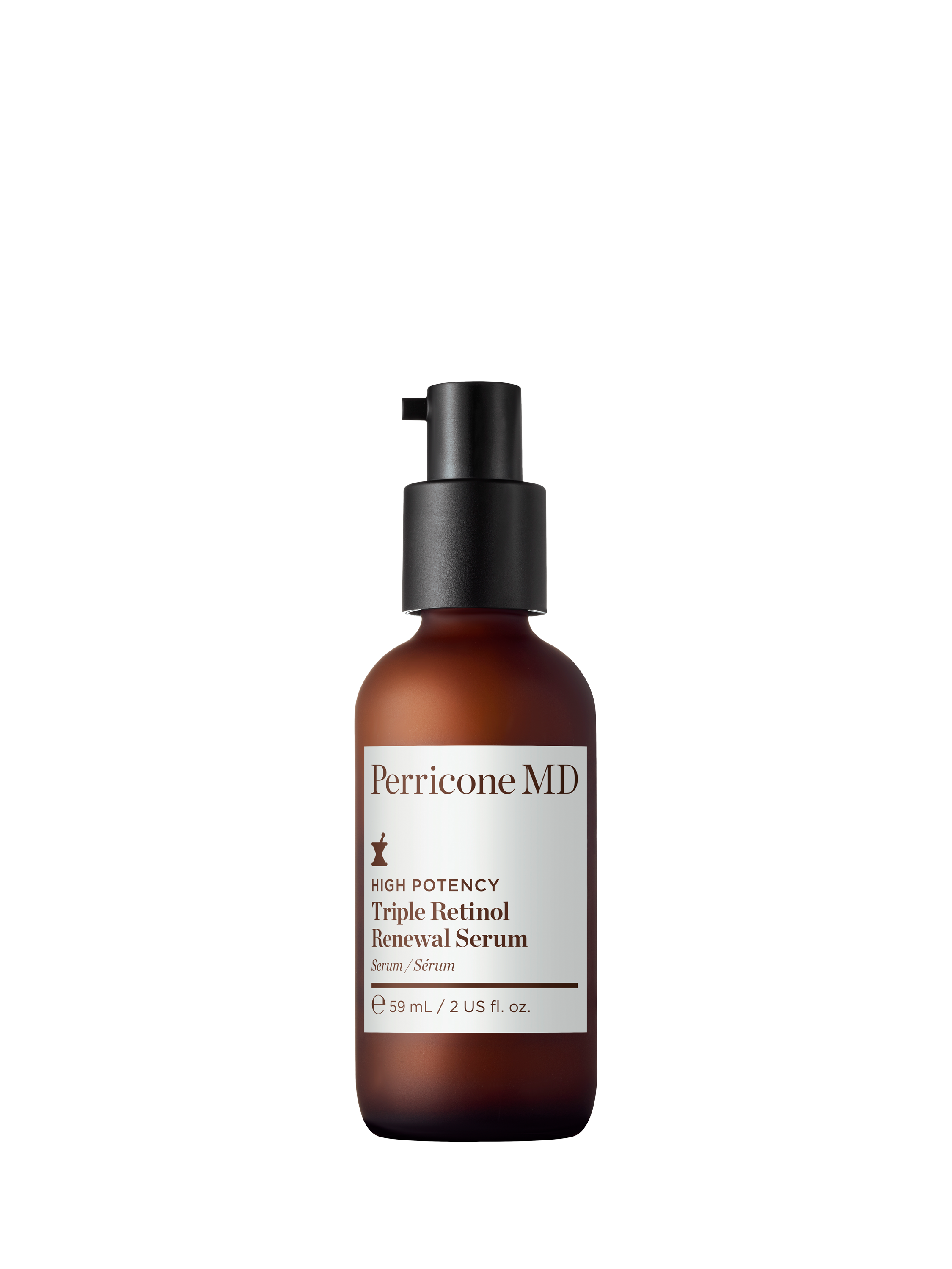 Product image 1 of 4, which shows Perricone MD Triple Retinol Renewal Serum, 59ml