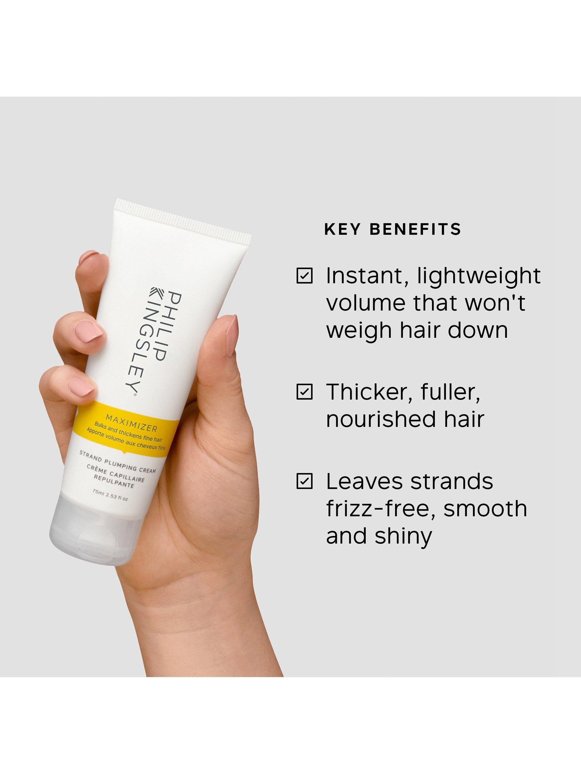 Product image 2 of 5, which shows Philip Kingsley Maximiser Strand Plumping Cream, 75ml