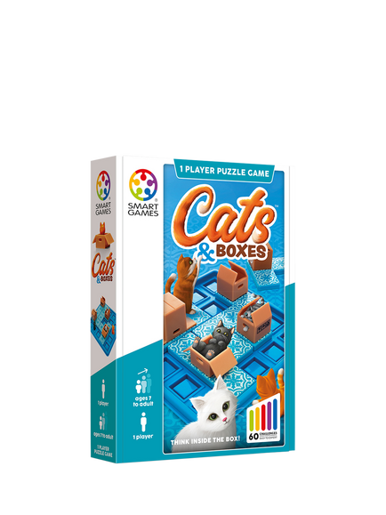 SmartGames Cats & Boxes Puzzle Game, Multi