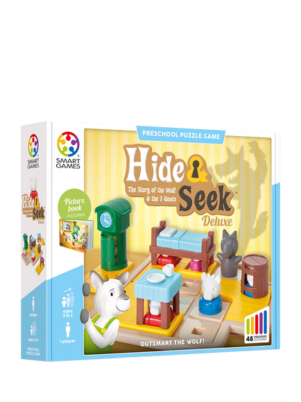 SmartGames Hide and Seek Deluxe Puzzle Game, Multi