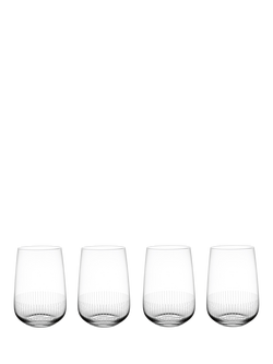 Villeroy & Boch Afina Glass Highball, Set of 4, 300ml, Clear, Clear