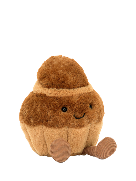Jellycat Amuseables Bridget Brioche Soft Toy, Brown Multi