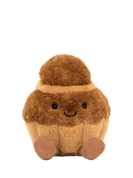 Jellycat Amuseables Bridget Brioche Soft Toy - view 2, Brown Multi