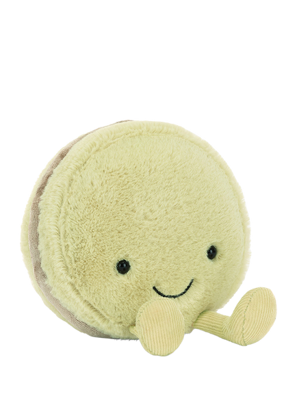 Jellycat Amuseables Max Macaron Plush Toy, Green, Green