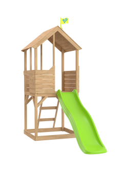 TP Toys Playhouse & Slide Set, Multi