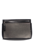 Pre-loved LOEWE Studded T Pouch Clutch Bag, Black