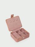 Tutti & Co Faux Leather Jewellery Box, Pink