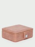 Tutti & Co Faux Leather Jewellery Box, Pink