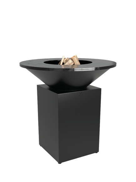 OFYR Classic Wood Fired Outdoor Cooking Unit, 100cm, Black, Black