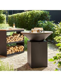 OFYR Classic Wood Fired Outdoor Cooking Unit, 100cm, Black - view 2, Black