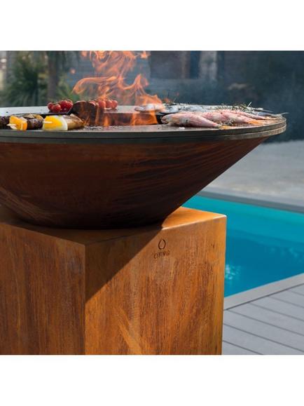 OFYR Classic Wood Fired Outdoor Cooking Unit, 100cm, Corten - view 2, Corten