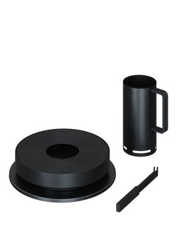 OFYR Tabl'O Outdoor Table Grill, Black, Black