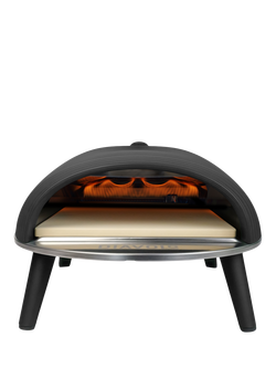 DeliVita Diavolo Gas Fired Outdoor Pizza Oven & Accessories Bundle, Black