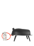 DeliVita Diavolo Gas Fired Outdoor Pizza Oven & Accessories Bundle