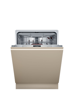 NEFF N50 S195HCX02G Integrated Dishwasher, White, White