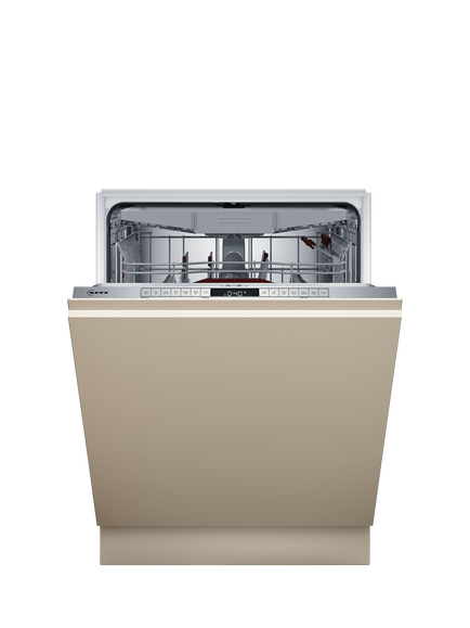 NEFF N50 S195HCX02G Integrated Dishwasher, White, White