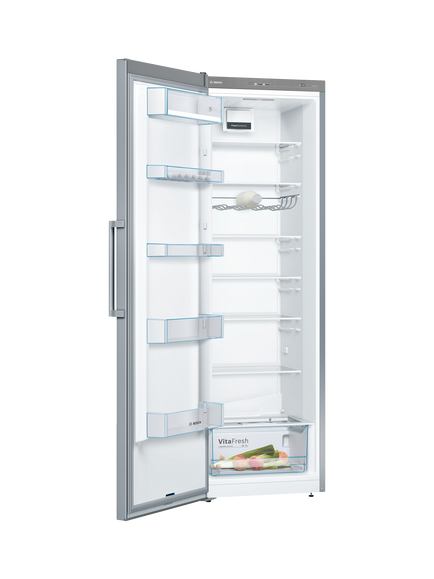 Bosch Series 4 KSV36VLEP Freestanding Fridge, Silver - view 2, Silver