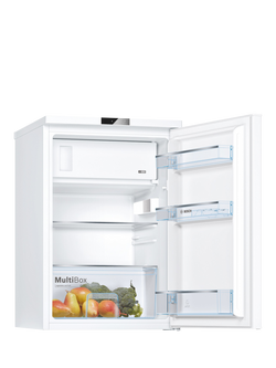 Bosch Series 2 KTL15NWEAG Freestanding Under Counter Fridge with Ice Box, White - view 2, White