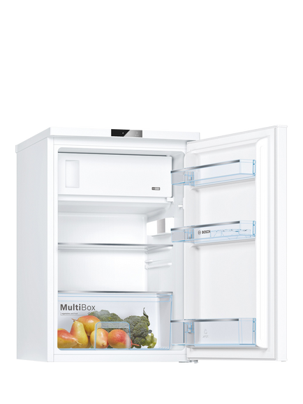 Bosch Series 2 KTL15NWEAG Freestanding Under Counter Fridge with Ice Box, White - view 2, White