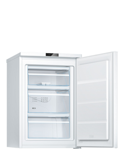 Bosch Series 2 GTV15NWEBG Freestanding Under Counter Freezer, White - view 2, White