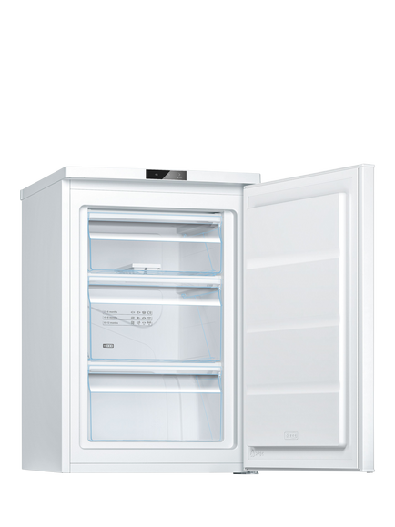 Bosch Series 2 GTV15NWEBG Freestanding Under Counter Freezer, White - view 2, White