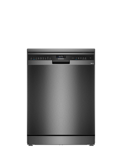 Siemens iQ500 Freestanding Dishwasher, SN25EW13CE, SN25EC13CE, SN25EI13CE, Black Steel