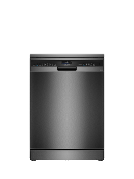 Siemens iQ500 Freestanding Dishwasher, SN25EW13CE, SN25EC13CE, SN25EI13CE, Black Steel