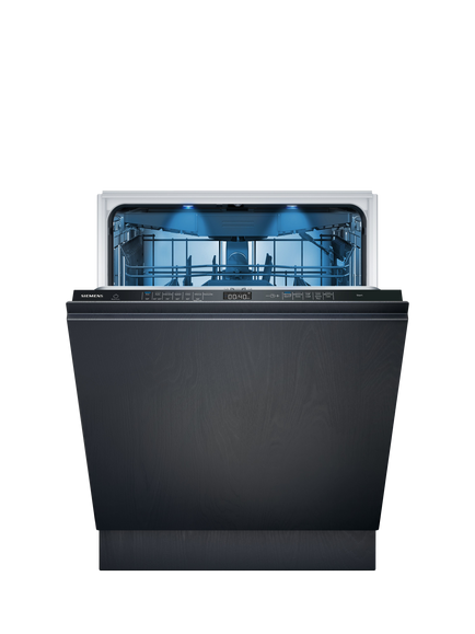 Siemens iQ500 SN95EX12CG Fully Integrated Dishwasher, Black, Black