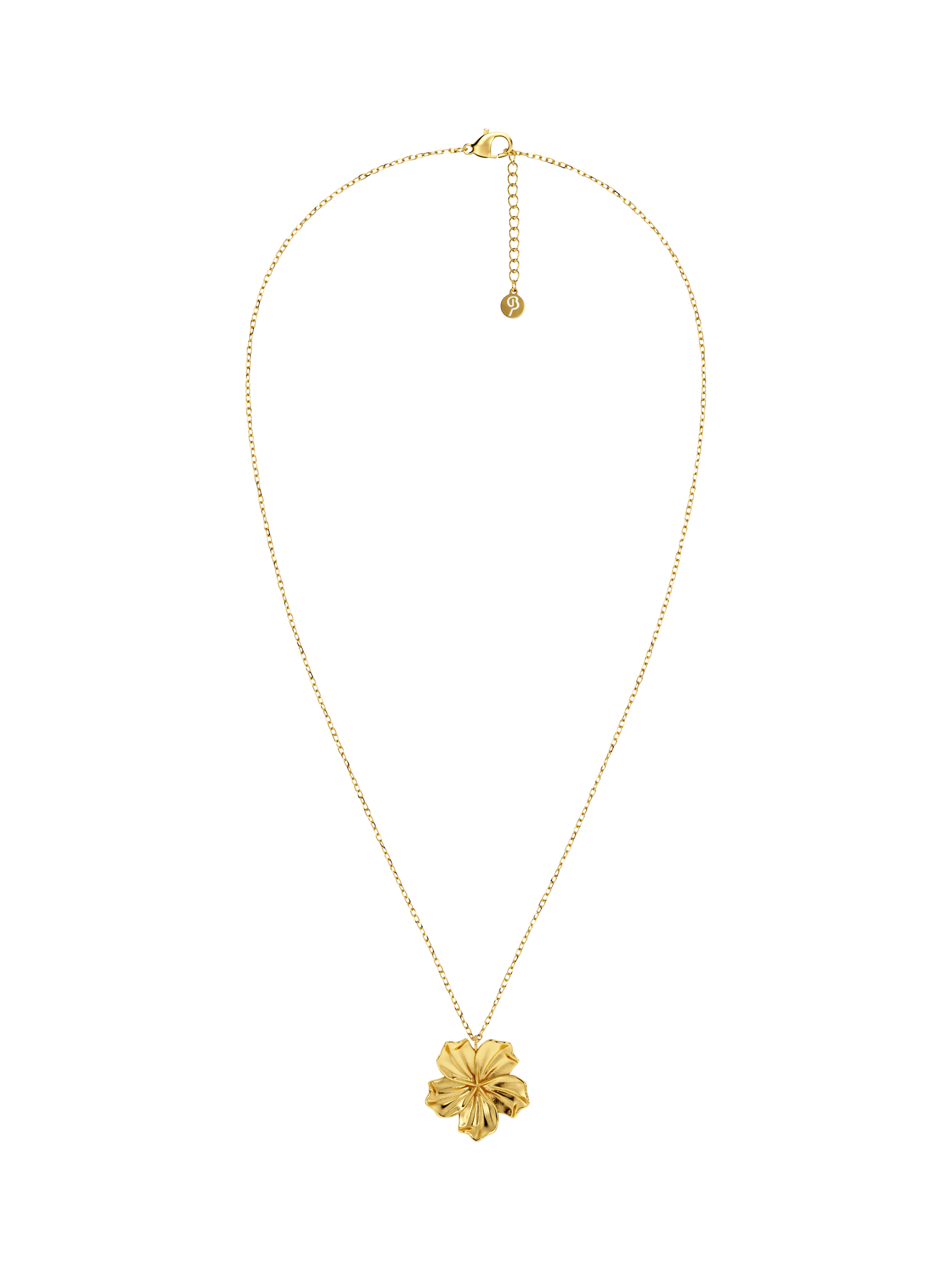Product image 1 of 2, which shows EDBLAD Jasmine Charm Necklace, Yellow Gold