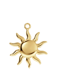 EDBLAD Oversized Sun Charm, Yellow Gold