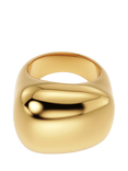 EDBLAD Mira Small Cushion Signet Ring, Yellow Gold