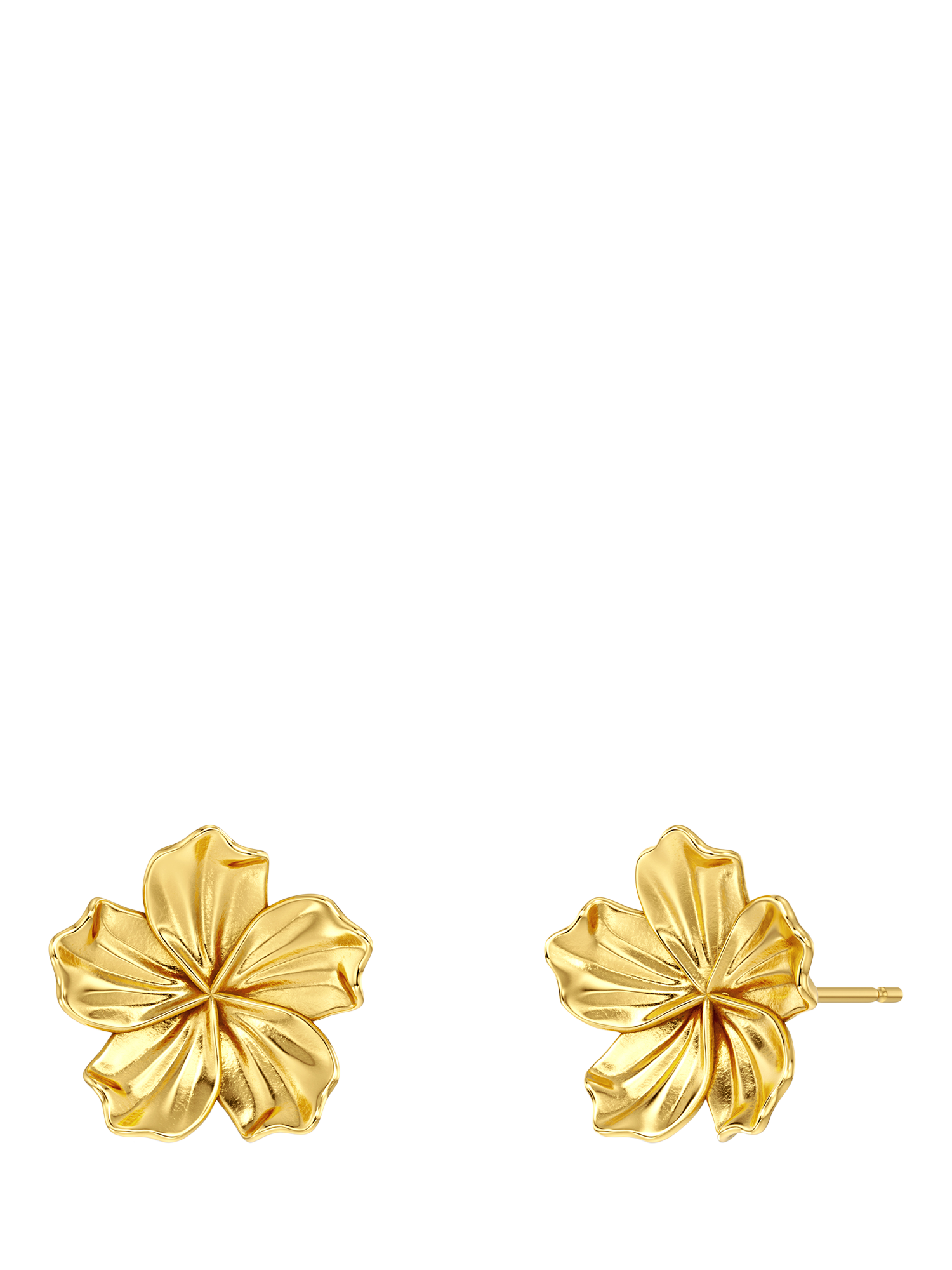 Product image 1 of 2, which shows EDBLAD Jasmine Stud Earrings, Yellow Gold