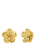 EDBLAD Jasmine Large Stud Earrings, Yellow Gold