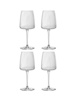 Bormioli Rocco Exclusiva White Wine Glass, Set of 4, 374ml, Clear, Clear