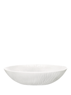 Bormioli Rocco Coconut Opal Glass Pasta Bowl, 20cm, White, White