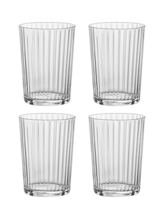 Bormioli Rocco Exclusiva Glass Highballs, Set of 4, 500ml, Clear