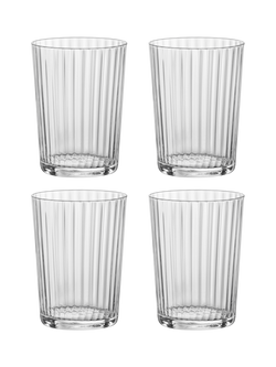 Bormioli Rocco Exclusiva Glass Highballs, Set of 4, 500ml, Clear, Clear