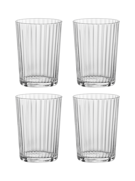 Bormioli Rocco Exclusiva Glass Highballs, Set of 4, 500ml, Clear, Clear
