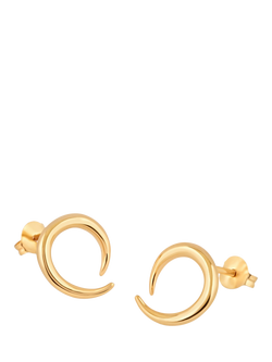Dinny Hall Toro Horn Stud Earrings, Gold, Gold