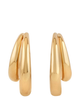 Dinny Hall Toro Double Hoop Earrings, Gold