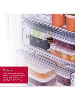 NEFF N50 KI7962FD0G Integrated 70/30 Fridge Freezer, Right-Hand Hinge, Black - view 2, Black
