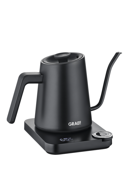 Graef GK502 Pour Over Kettle, 0.9L, Matte Black, Matte Black
