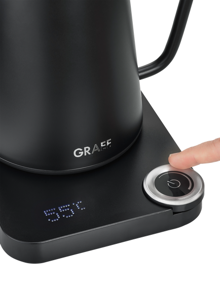 Graef GK502 Pour Over Kettle, 0.9L, Matte Black - view 2, Matte Black