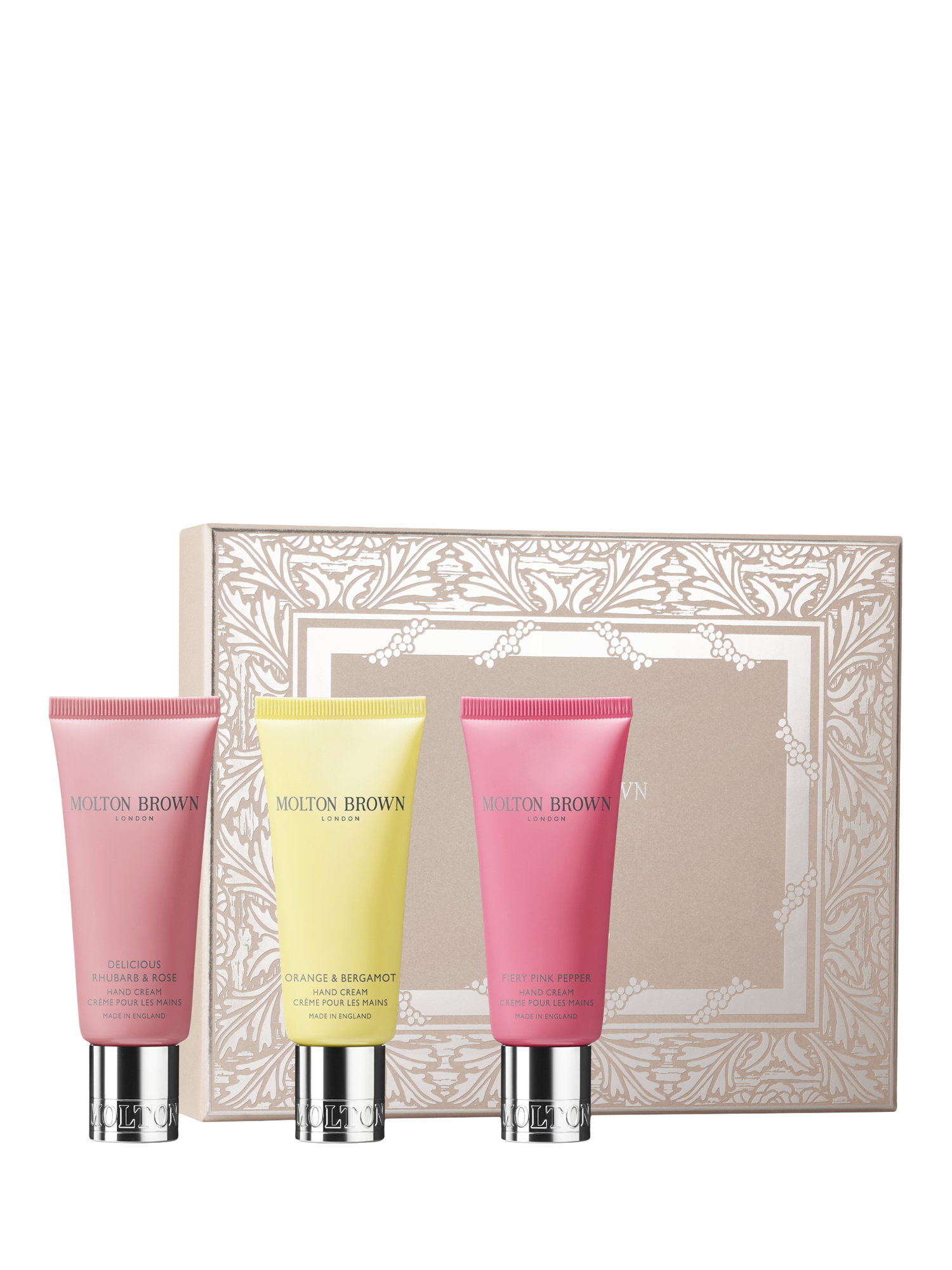 Product image 1 of 3, which shows Molton Brown Floral & Spicy Hand Care Gift Set